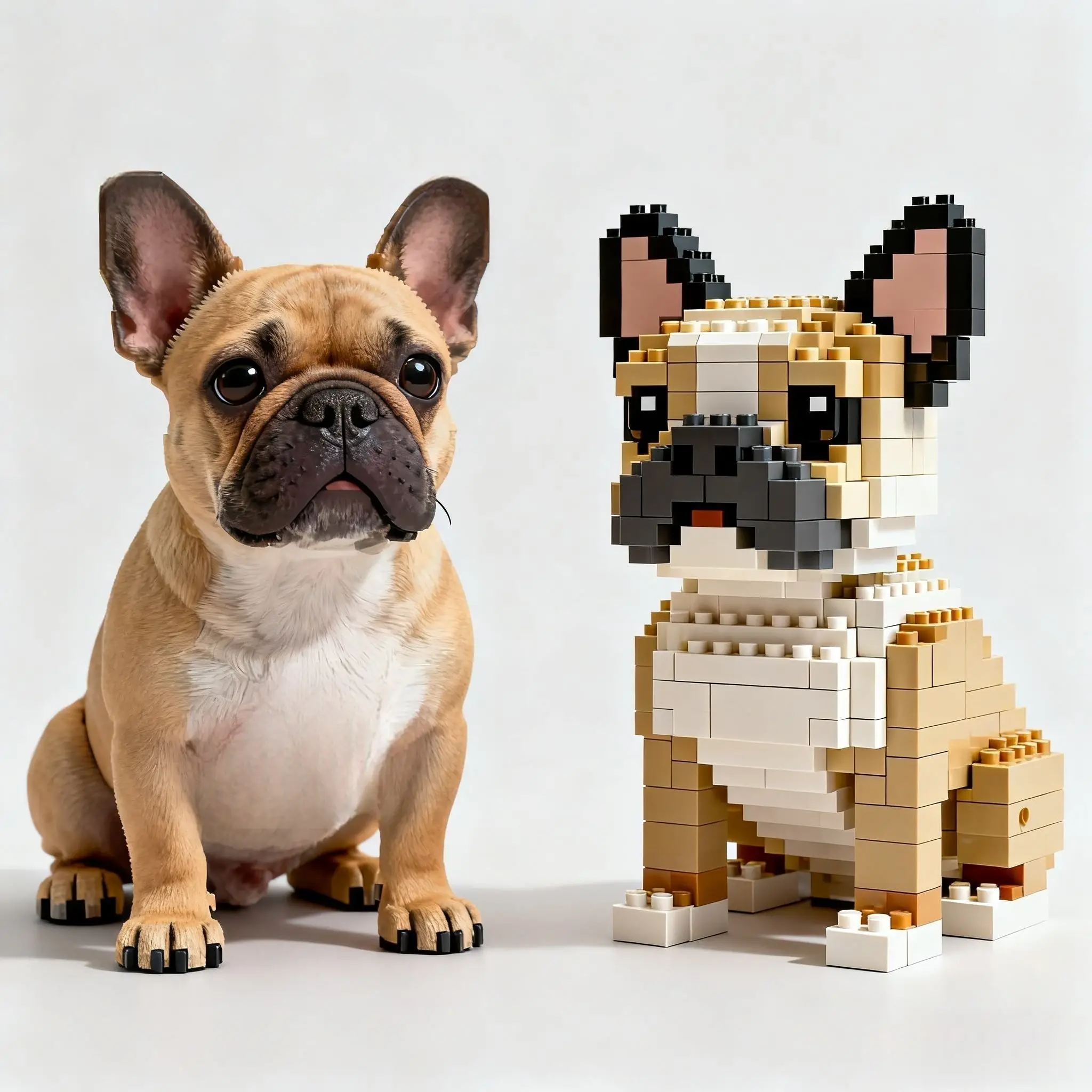 Custom Building Block Figurine from Photo – Personalized Brick Gift for Couples, Birthdays & Graduation