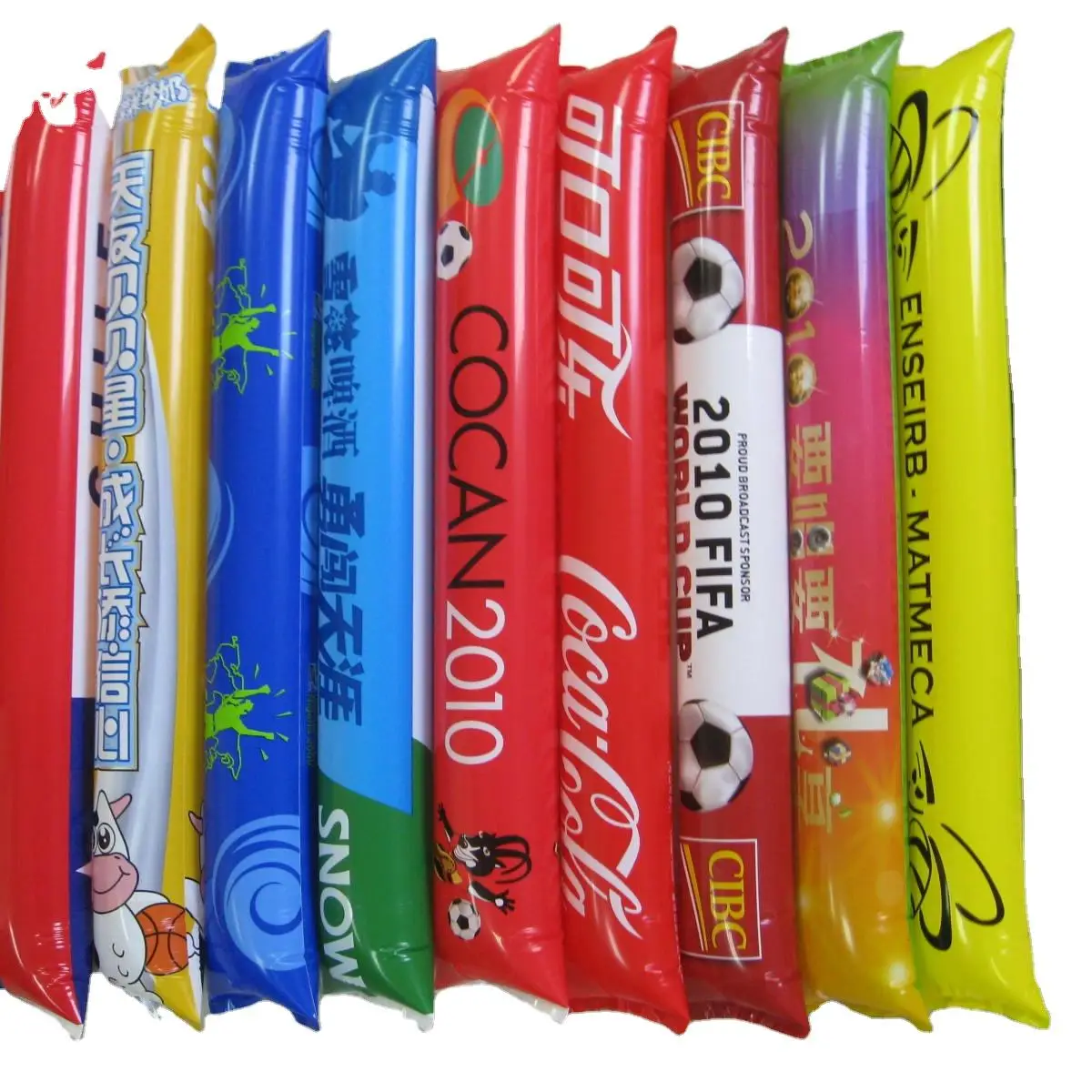 Custom Inflatable Cheering Sticks Manufacturer | Logo Printed Thunder Sticks