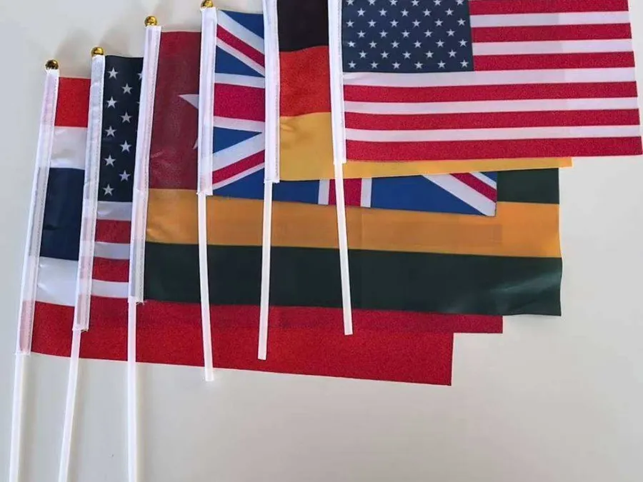 Custom Hand Waving Flags for Events and Festivals