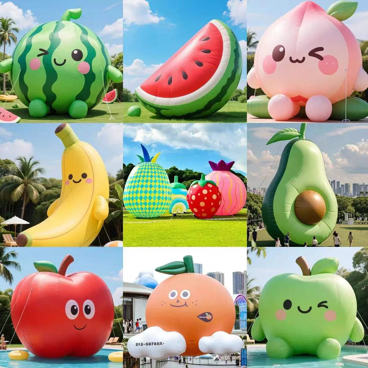 Custom Inflatable Fruit Model Manufacturer | Fruit & Vegetable Inflatable Decorations